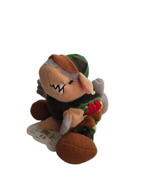 Vintage 1997 Meanies Series 1 Armydillo Dan Plush NWT